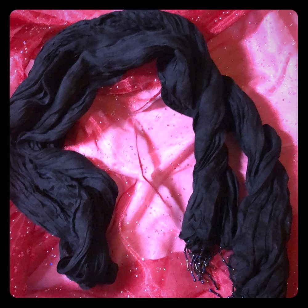 Black beaded Scarf